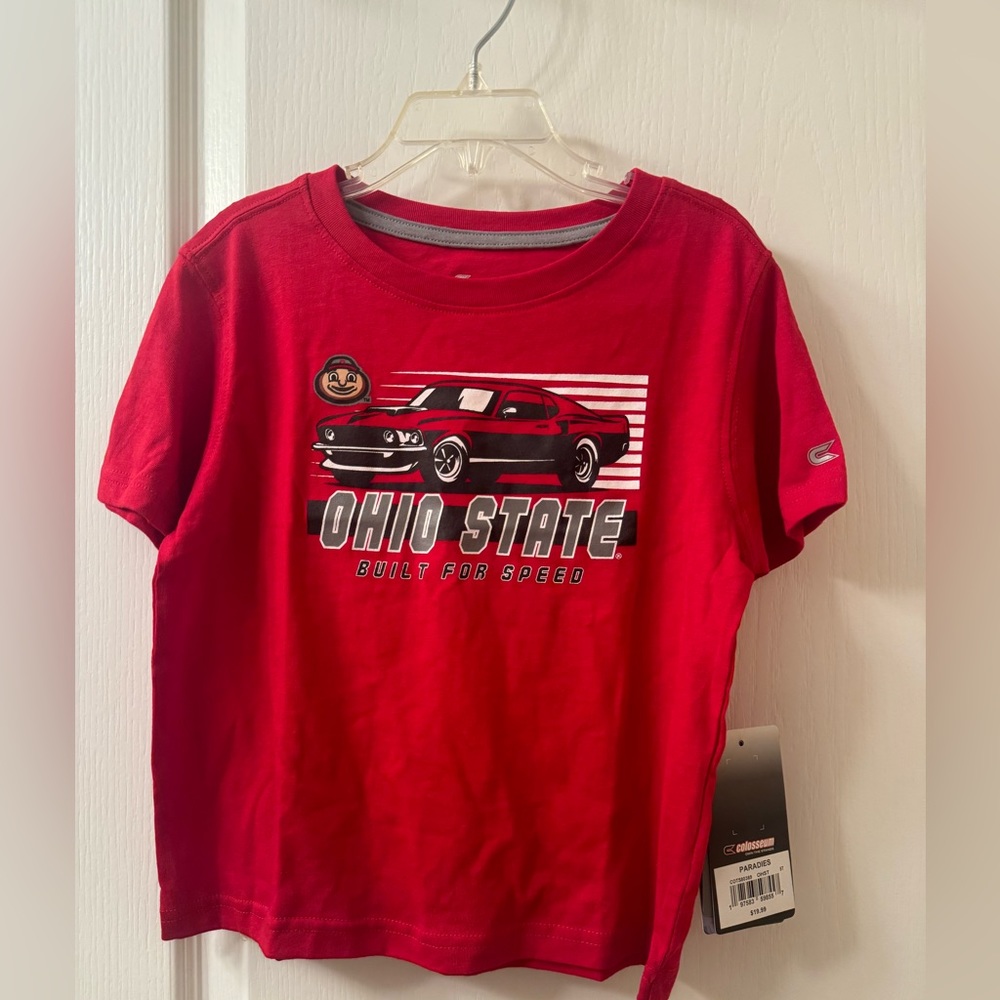 NEW WITH TAGS: Kid’s Ohio State Buckeyes 5T t-shirt